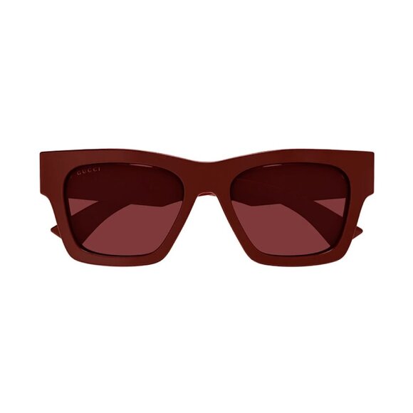 NWT GUCCI SUNGLASSES WOMEN BURGUNDY/RED EYEWEAR GUCCI